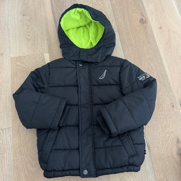 Nautica Boys' Fleece Lined Hooded Bubble Jacket - Picture 1 of 3